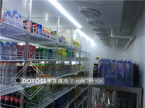 廣州市番禺區(qū)屏都加油站飲料倉儲柜-飲料冷藏倉儲柜案例