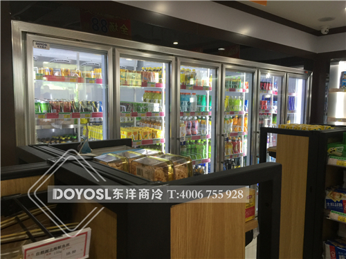 廣州市番禺區(qū)屏都加油站飲料倉儲柜-飲料冷藏倉儲柜案例